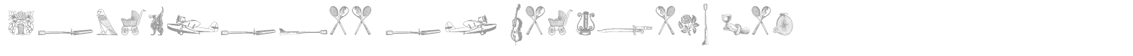 Cornucopia Of Dingbats Six font preview